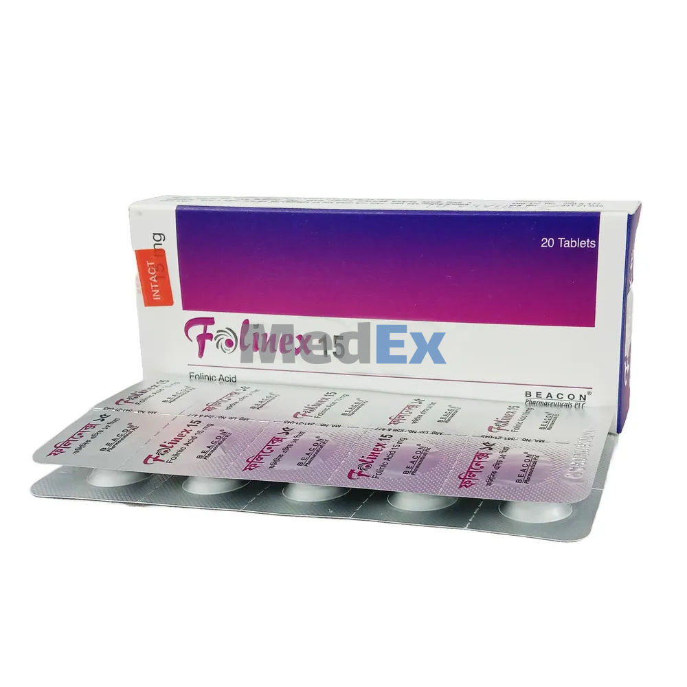 Folinex 15 mg Packaging