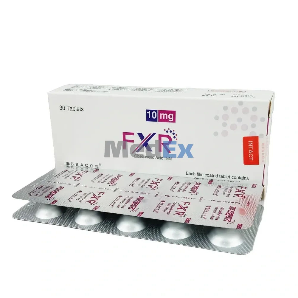 FXR 10 mg Packaging