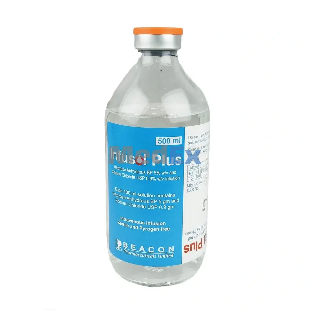 Infusol Plus 0.9%+5% Packaging