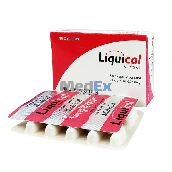 Liquical 0.25 mcg Packaging