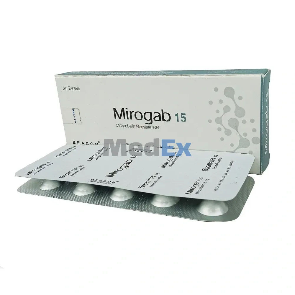 Mirogab 15 mg Packaging