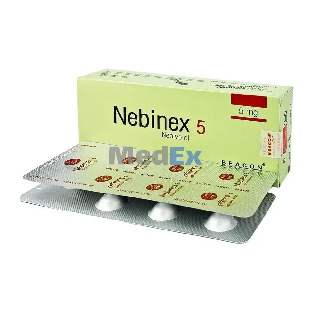 Nebinex 5 mg Packaging