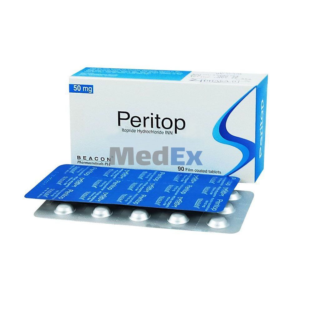 Peritop 50 mg Packaging