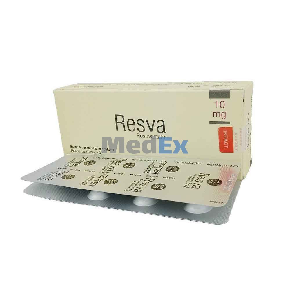 Resva 10 mg Packaging