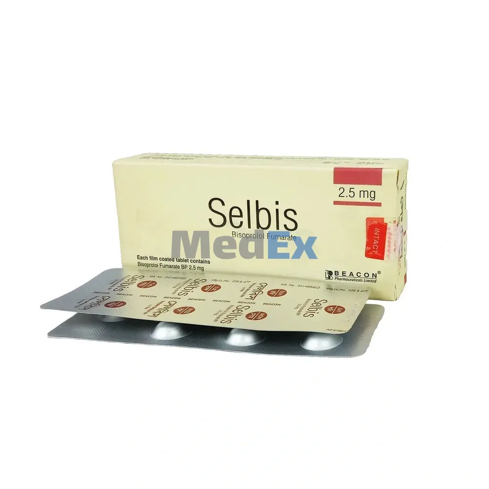 Selbis 2.5 mg Packaging