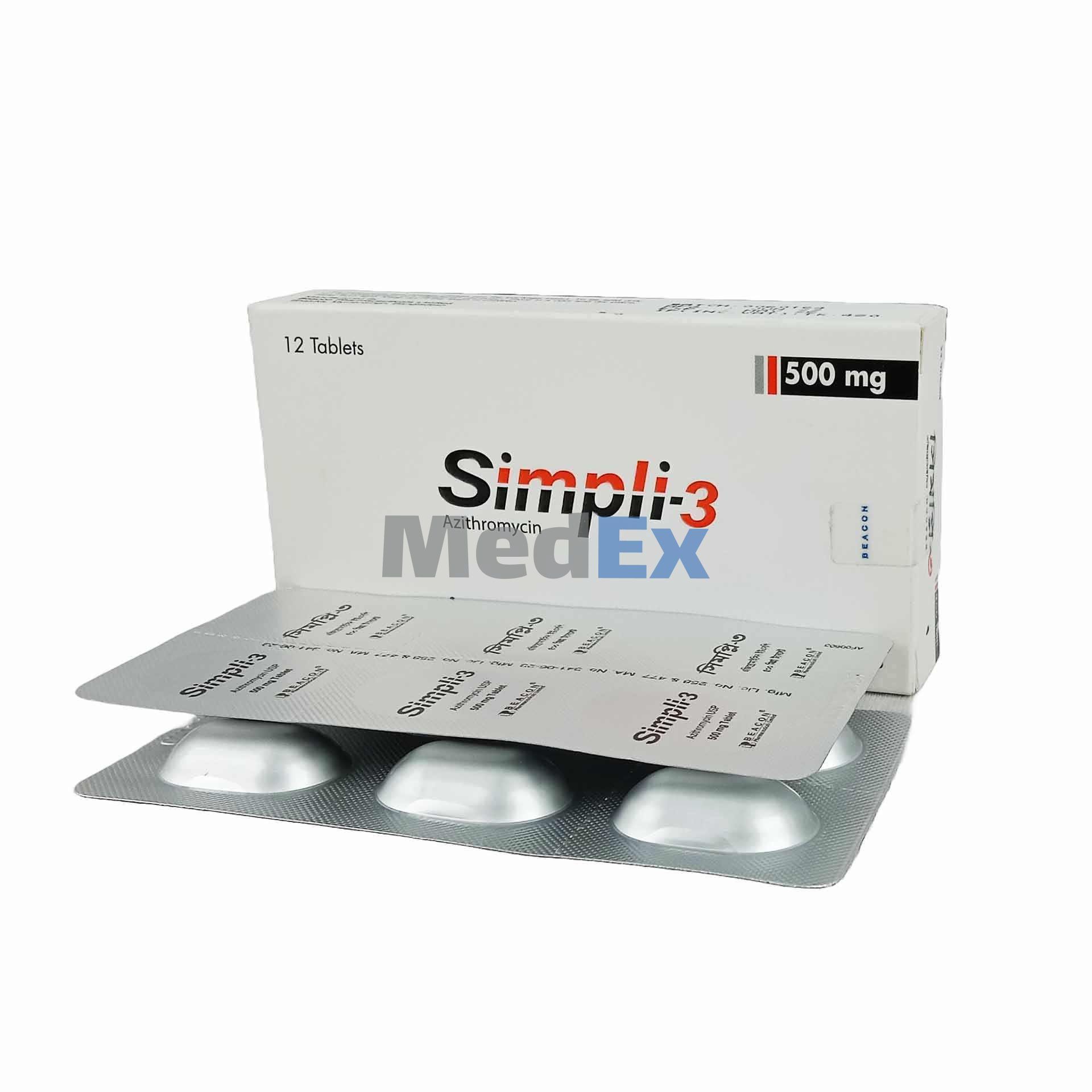 Simpli-3 500 mg Packaging
