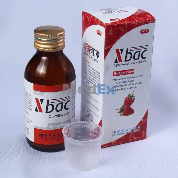 Xbac 250 mg/5 ml Packaging