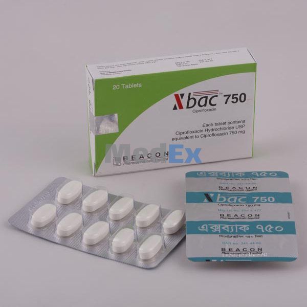 Xbac 750 mg Packaging
