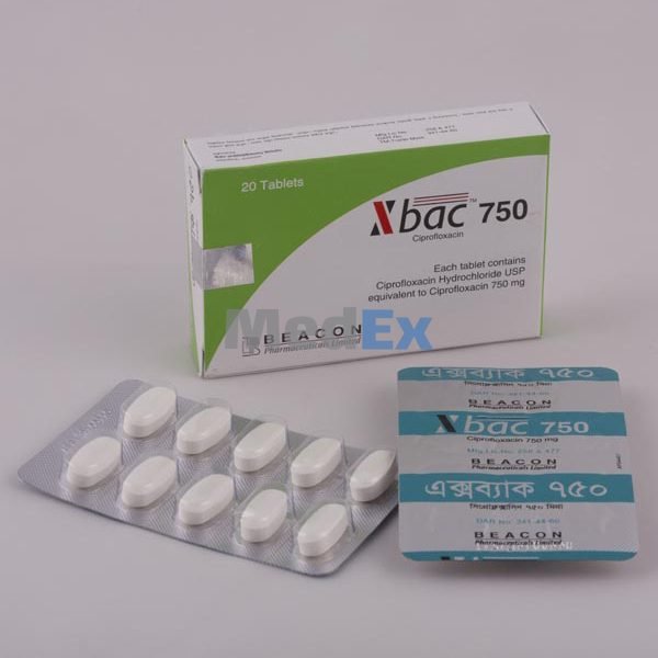 Xbac 750 mg Packaging