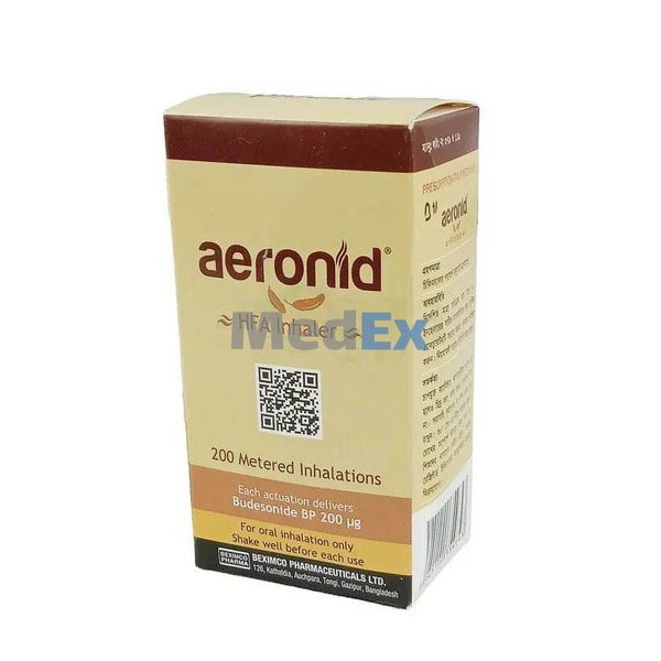 Aeronid 200 mcg/puff Packaging