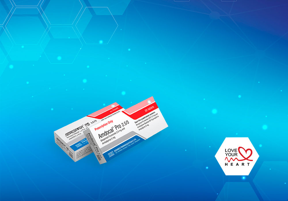 Amdocal Pro 2.5 mg+5 mg Packaging