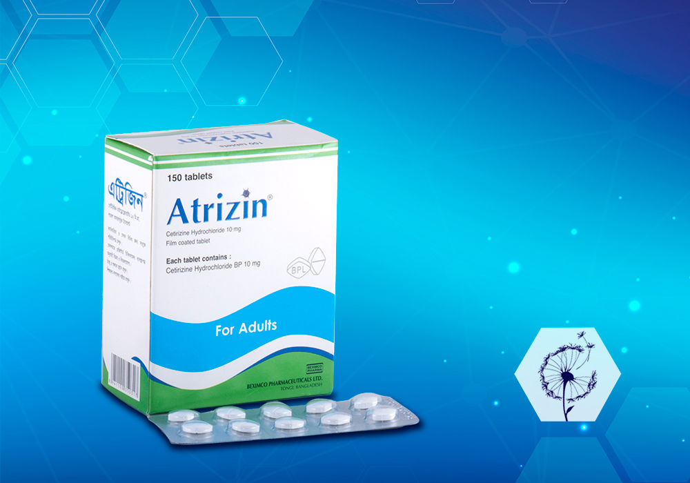 Atrizin 10 mg Packaging