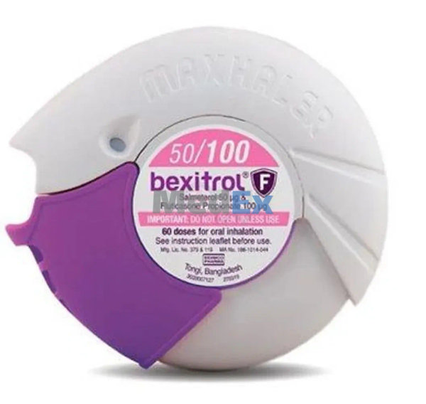 Bexitrol F 50 mcg+100 mcg Packaging