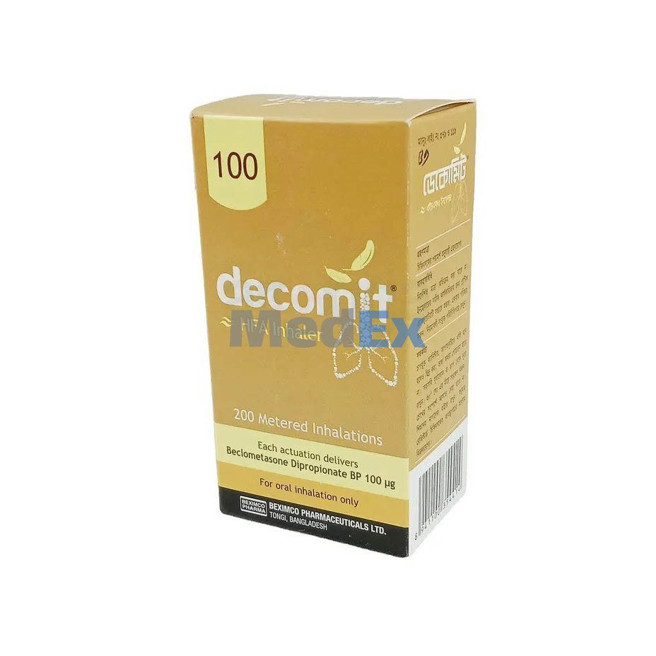 Decomit 100 mcg/puff Packaging