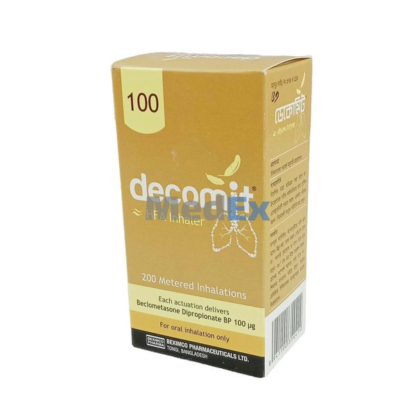 Decomit Plus (100 mcg+6 mcg)/puff Packaging