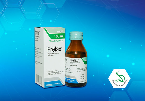 Frelax (300 mg+1.25 ml)/5 ml Packaging