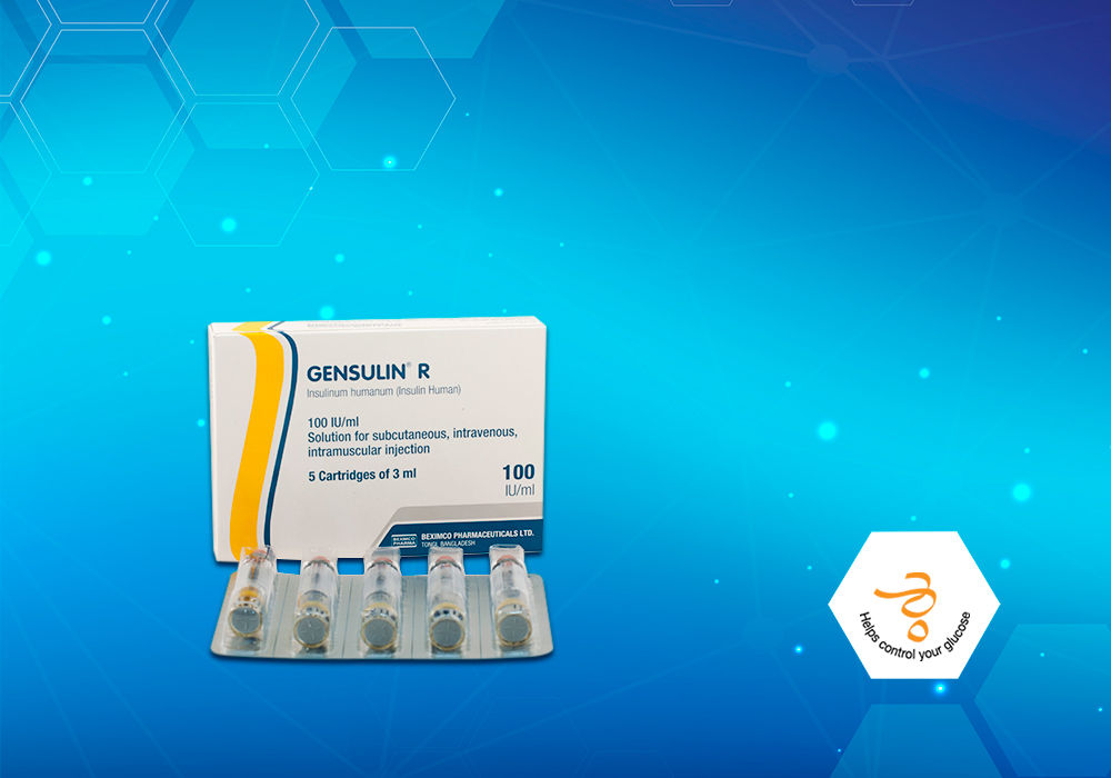 Gensulin R 100 IU/ml Packaging