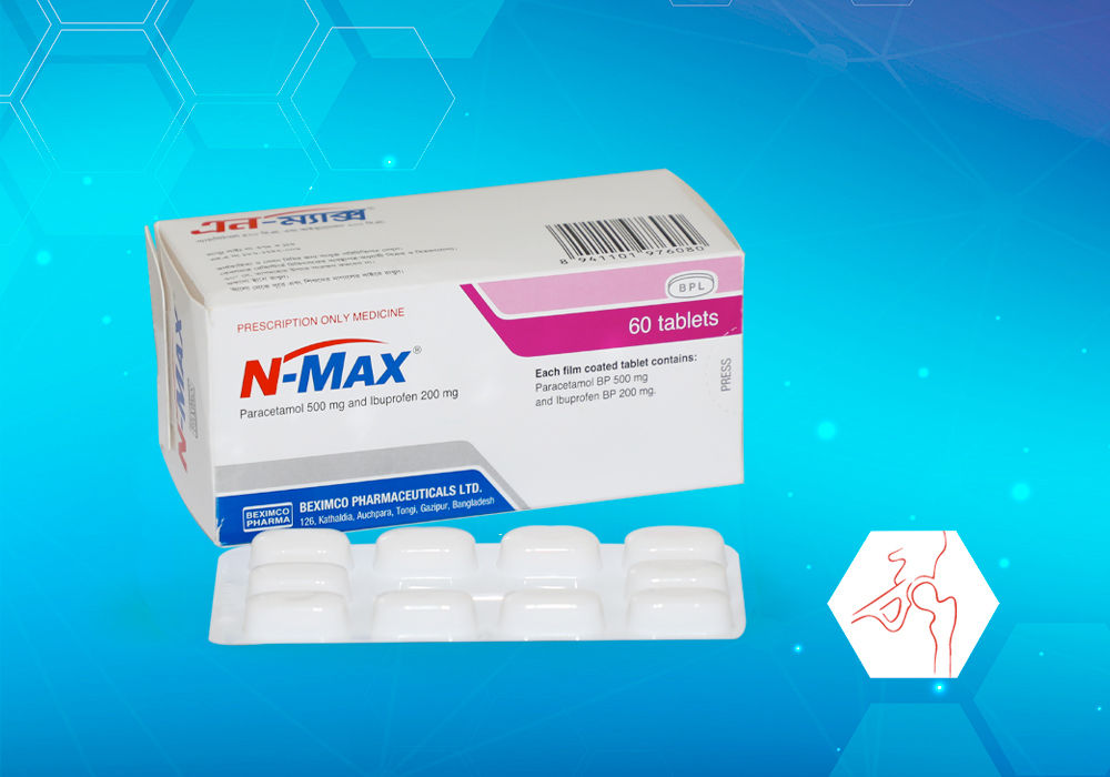 N-MAX 200 mg+500 mg Packaging