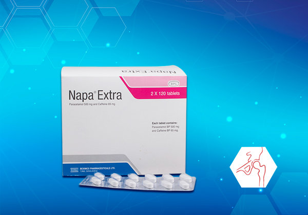 Napa Extra 500 mg+65 mg Packaging