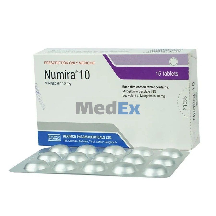 Numira 10 mg Packaging