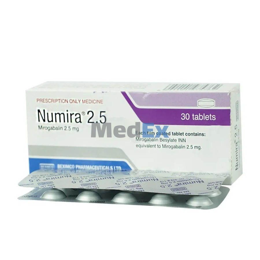 Numira 2.5 mg Packaging