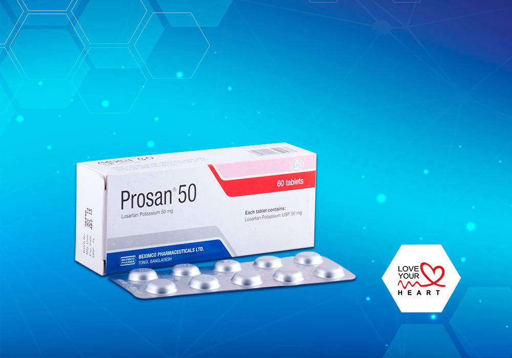Prosan 25 mg Packaging