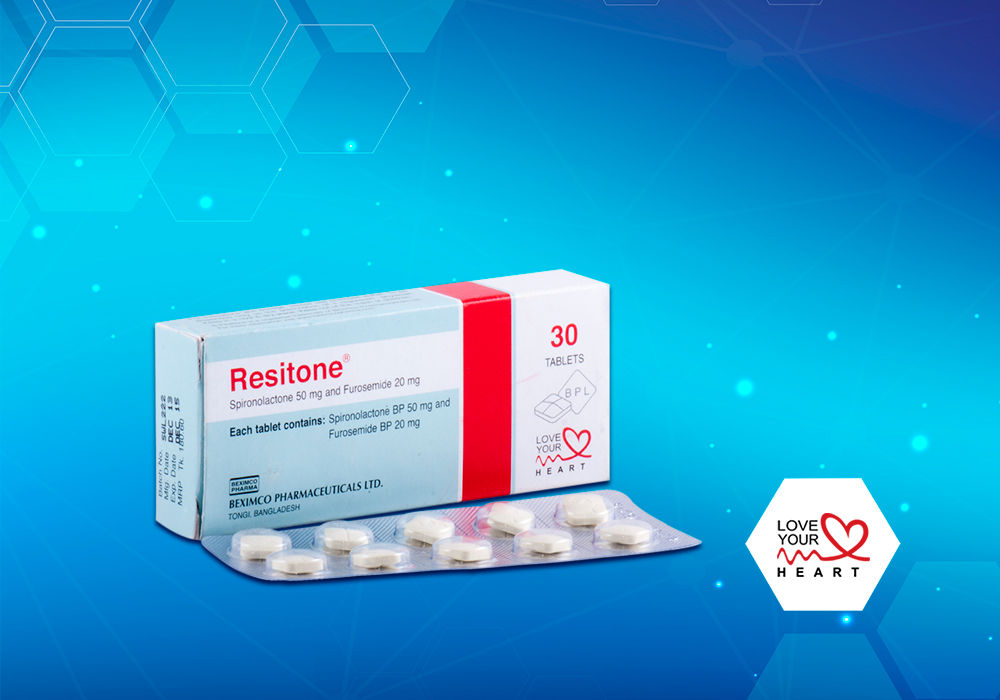 Resitone 40 mg+50 mg Packaging