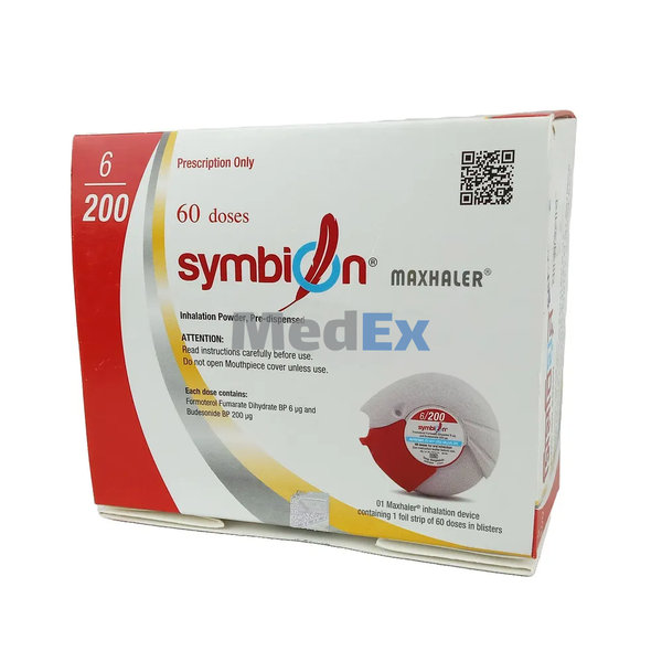 Symbion (200 mcg+6 mcg)/puff Packaging