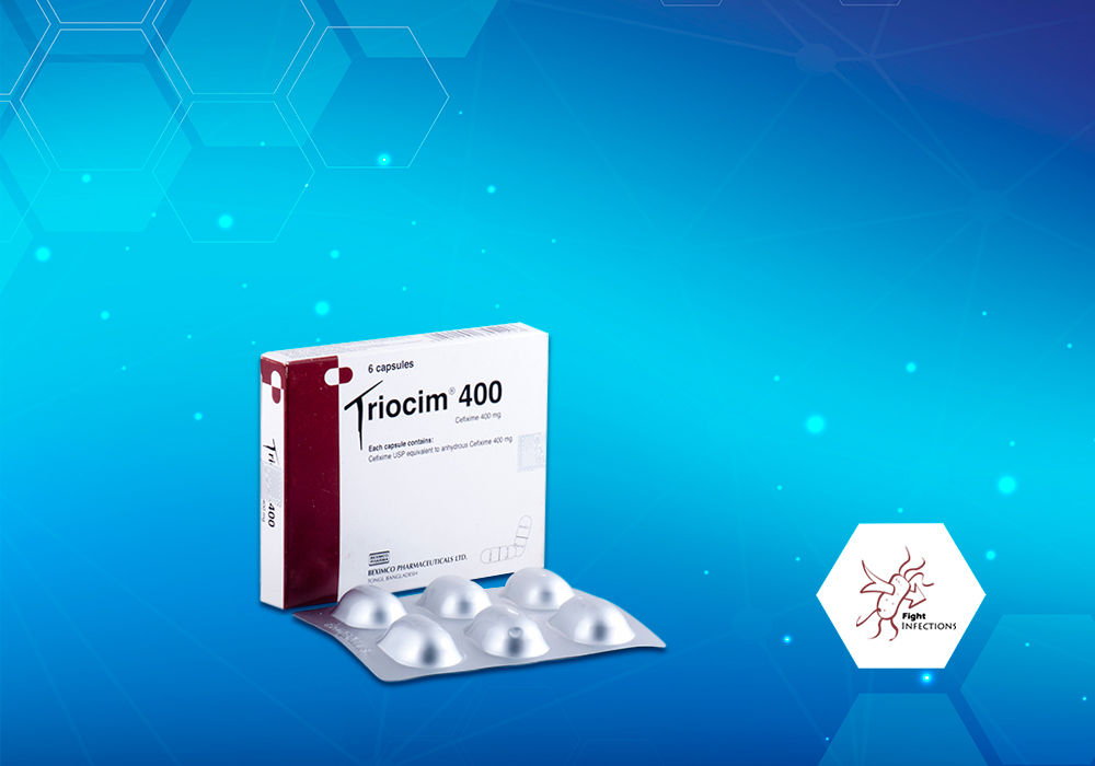 Triocim 400 mg Packaging
