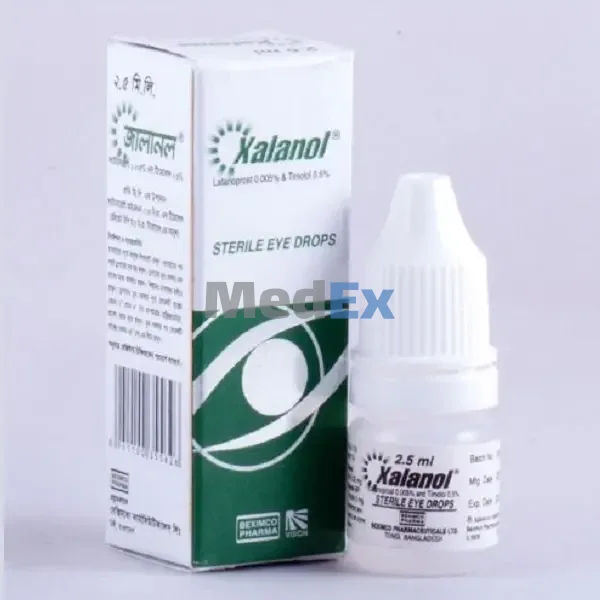 Xalanol 0.005%+0.5% Packaging