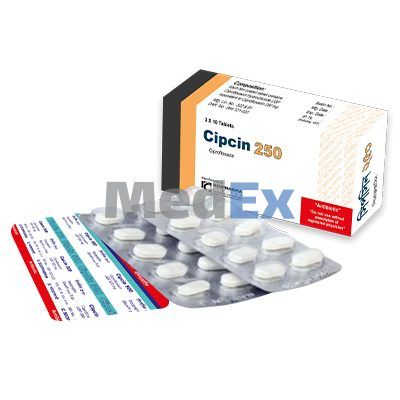 Cipcin 250 mg Packaging
