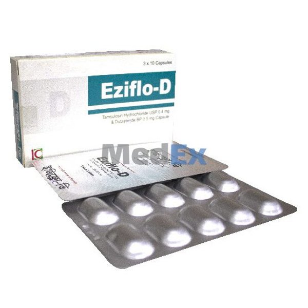 Eziflo-D 0.4 mg+0.5 mg Packaging