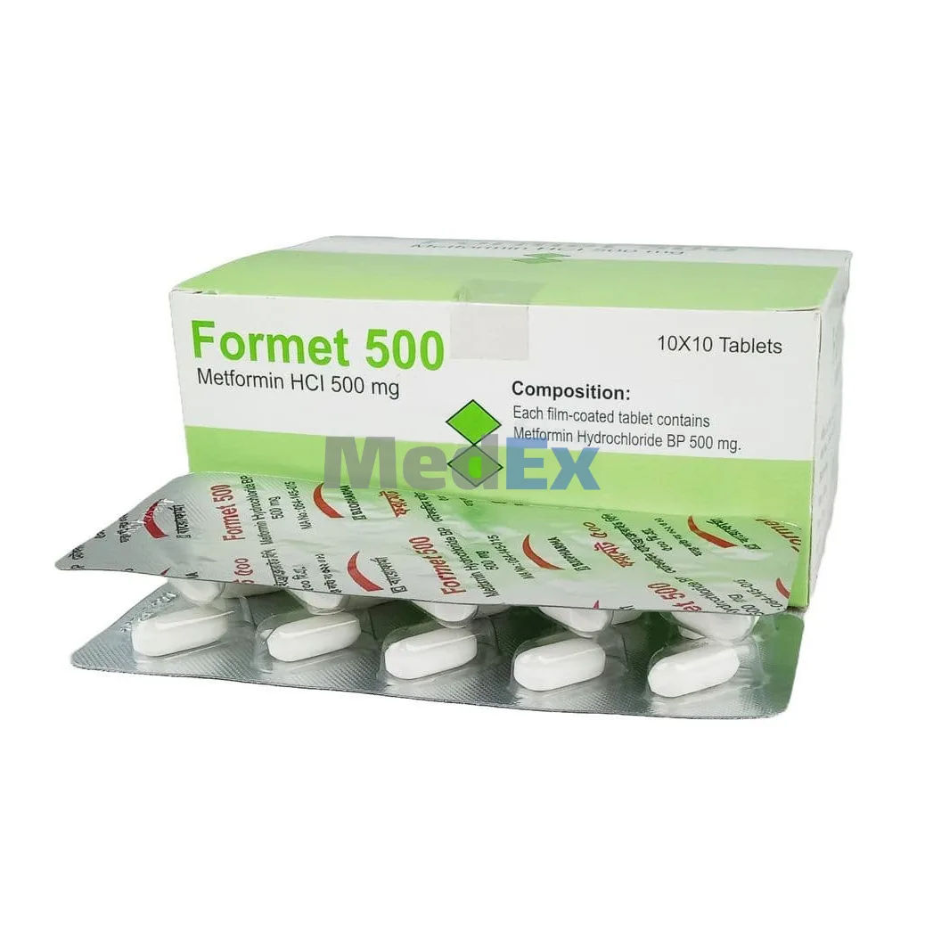 Formet 500 mg Packaging