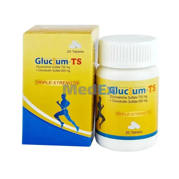Glucium-TS 750 mg+600 mg Packaging
