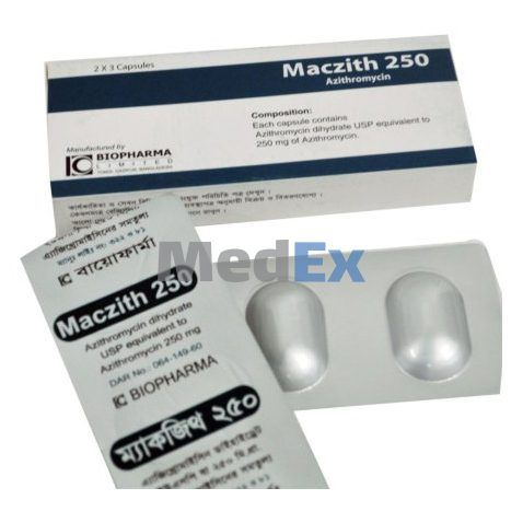 Maczith 250 mg Packaging
