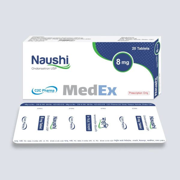 Naushi 8 mg Packaging