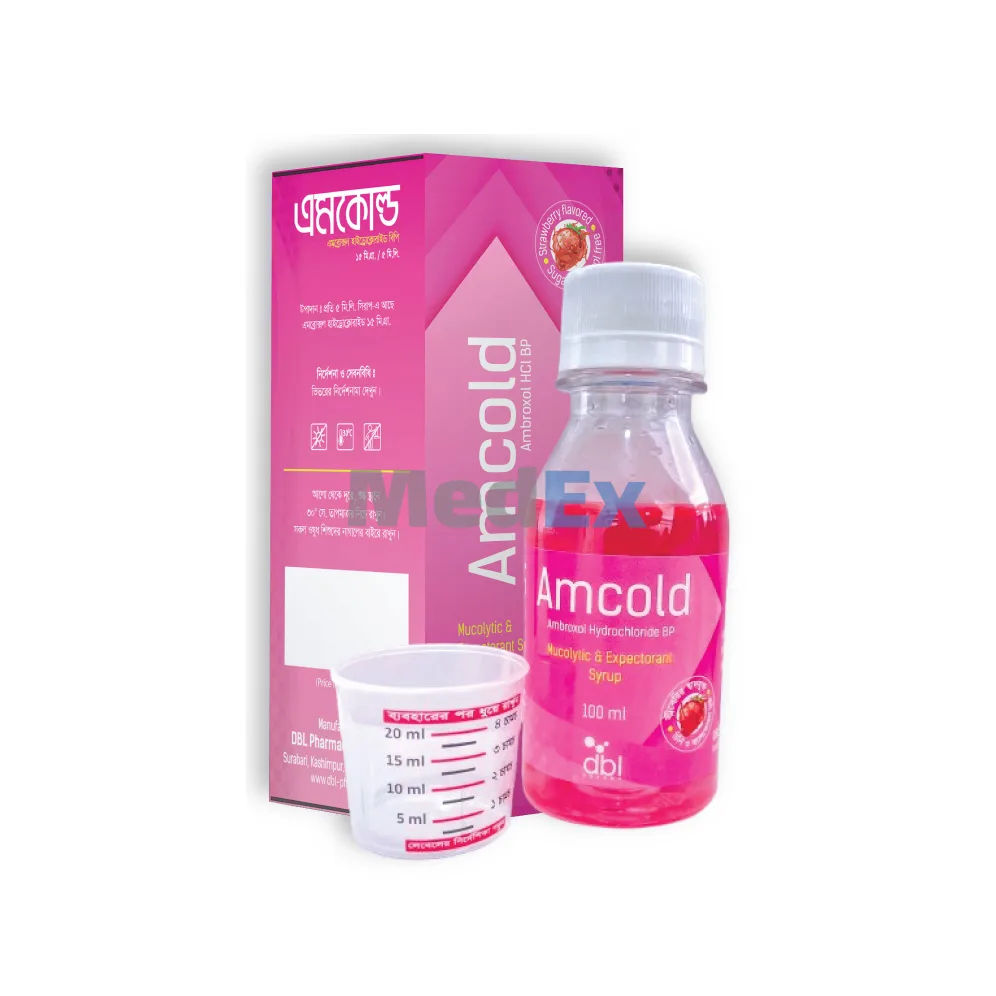 Amcold 15 mg/5 ml Packaging