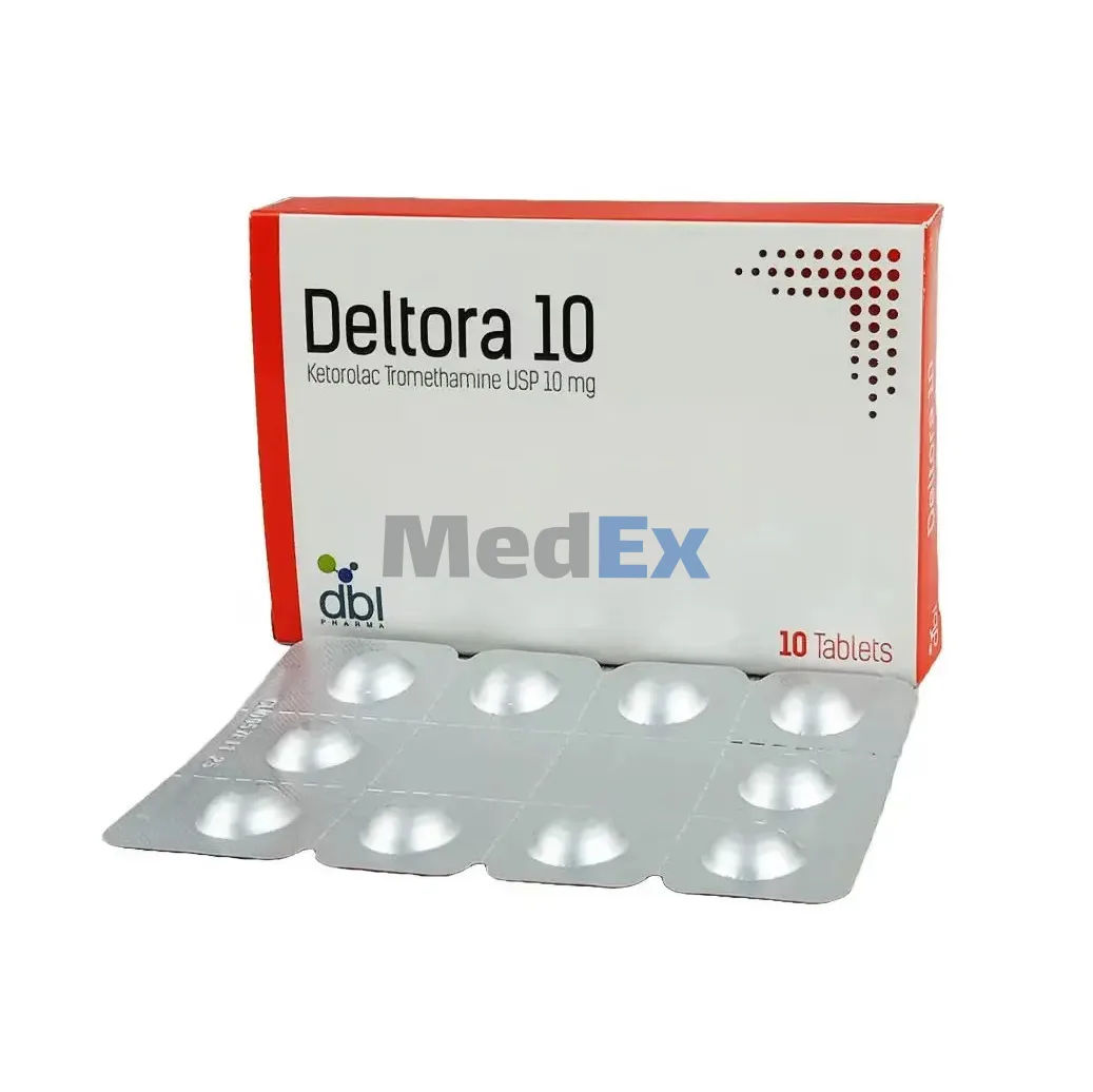 Deltora 10 mg Packaging