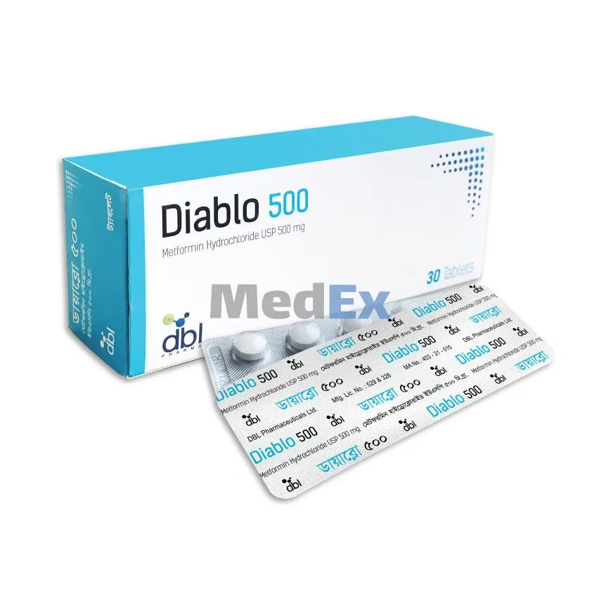 Diablo 500 mg Packaging