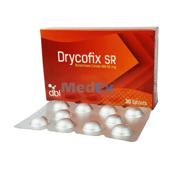 Drycofix SR 50 mg Packaging