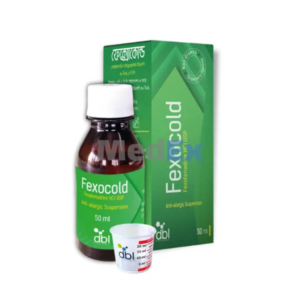 Fexocold 30 mg/5 ml Packaging