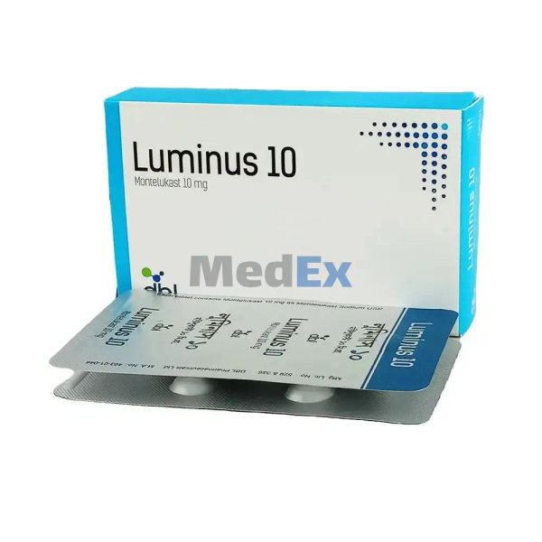 Luminus 10 mg Packaging
