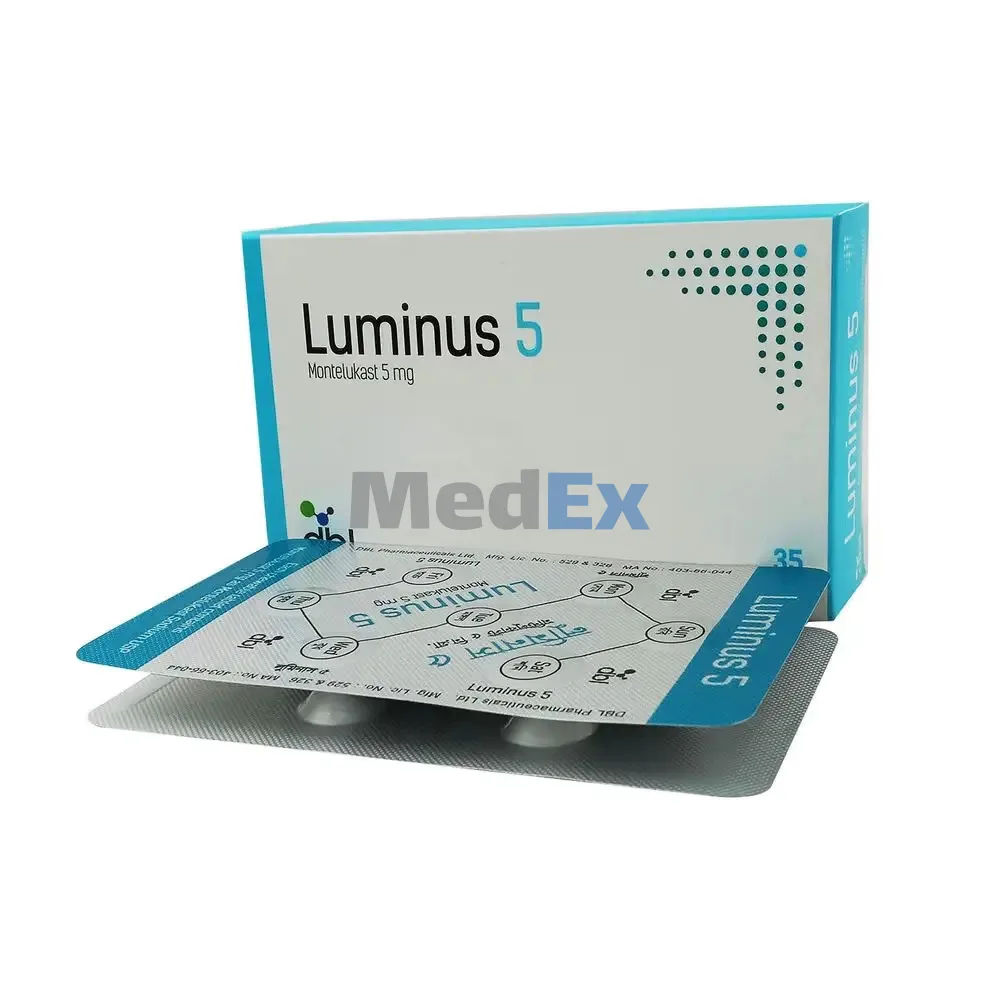 Luminus 5 mg Packaging