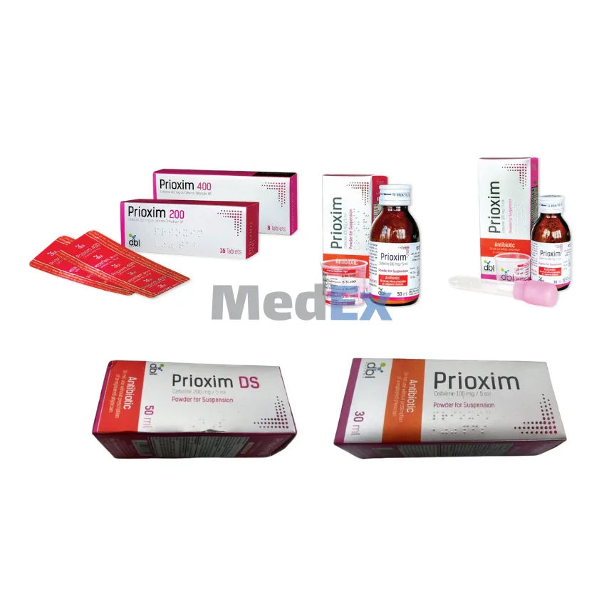 Prioxim 400 mg Packaging