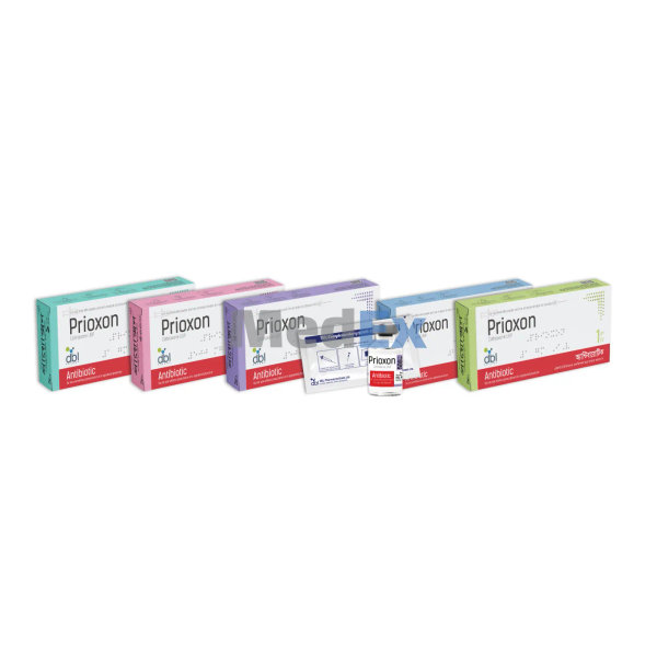 Prioxon 500 mg/vial Packaging