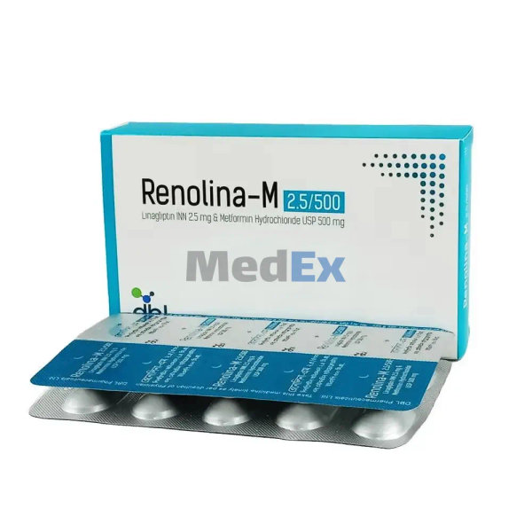 Renolina M 2.5 mg+500 mg Packaging