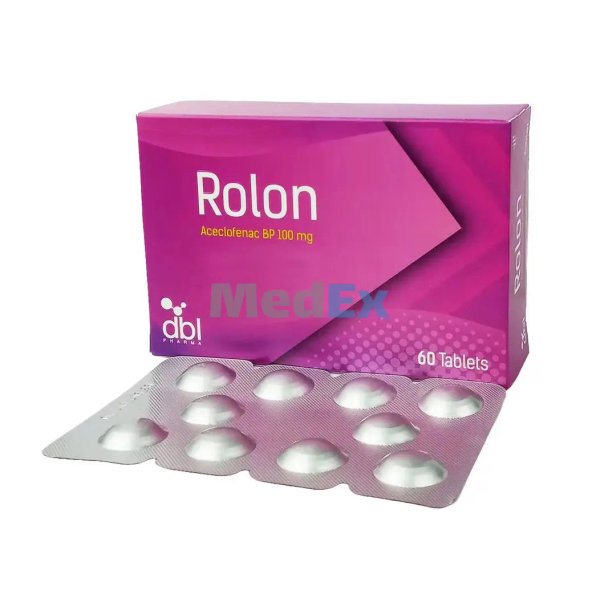 Rolon 100 mg Packaging
