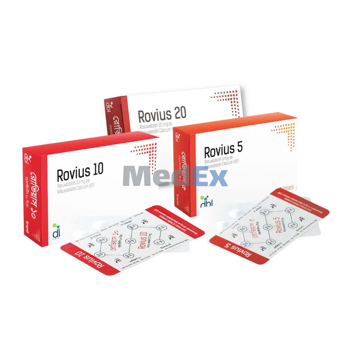 Rovius 5 mg Packaging