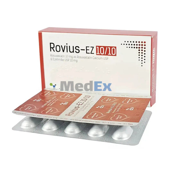 Rovius EZ 10 mg+10 mg Packaging