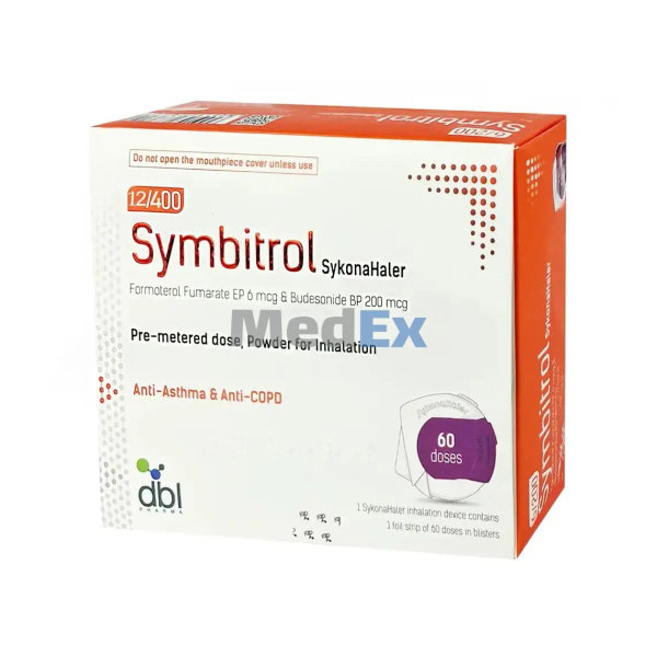 Symbitrol 400 mcg+12 mcg Packaging